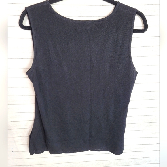MISOOK BLACK CARDIGAN SWEATER & TANK TOP SET IN BLACK, SZ MEDIUM - Picture 11 of 12